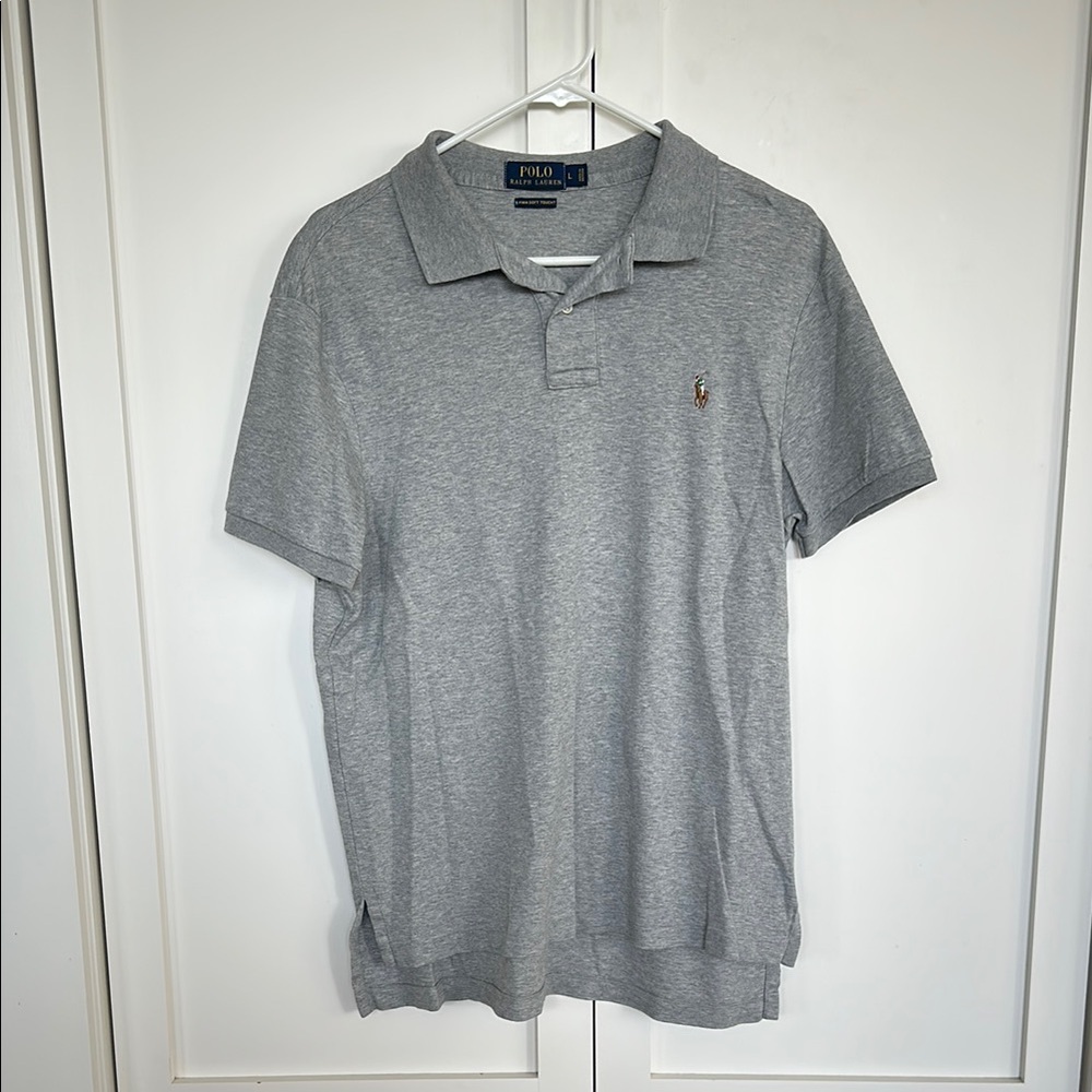 Polo by Ralph Lauren Men's Gray Polo Shirt